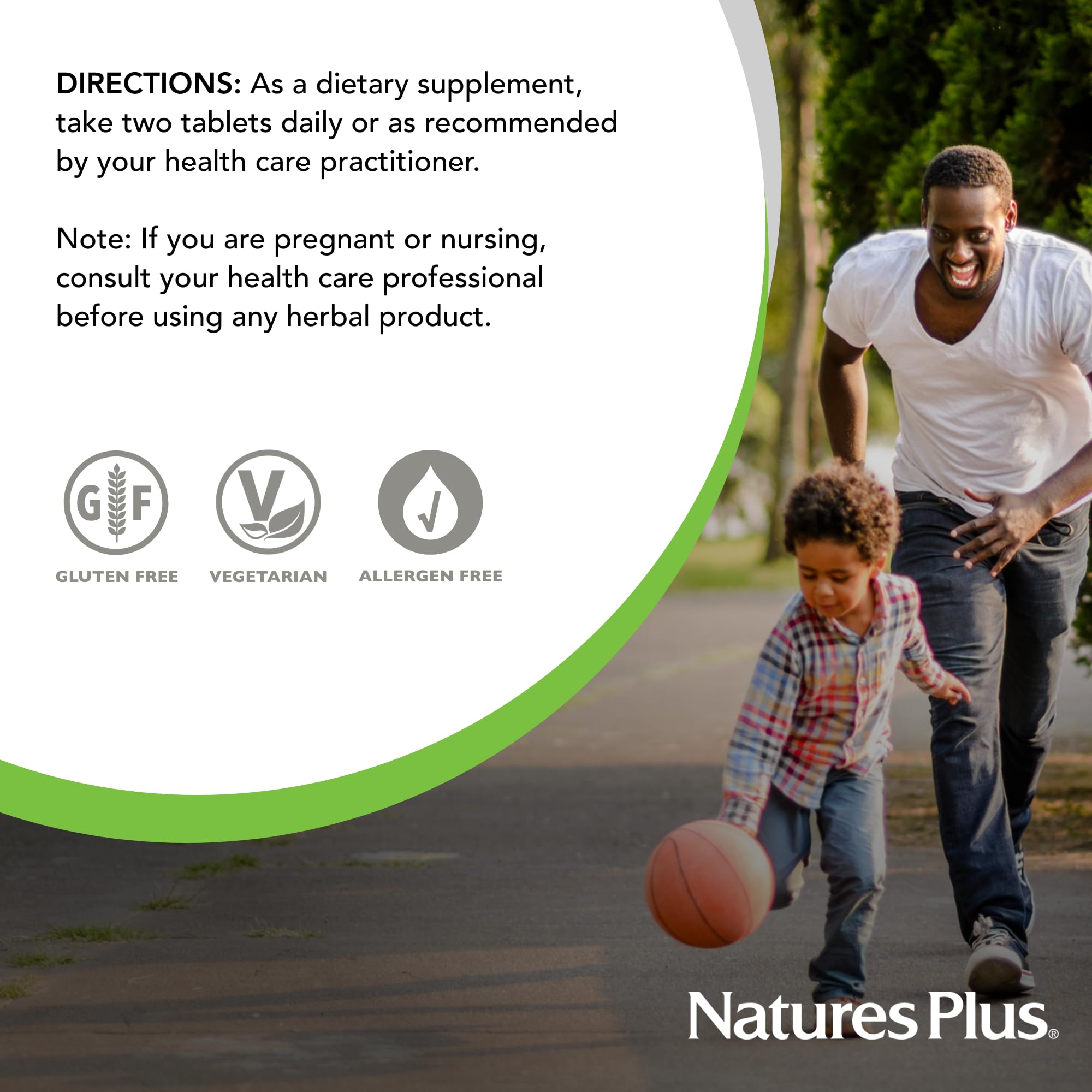 NaturesPlus Resveratrol tablets closeup shows standardized 125 mg trans-resveratrol for consistency.