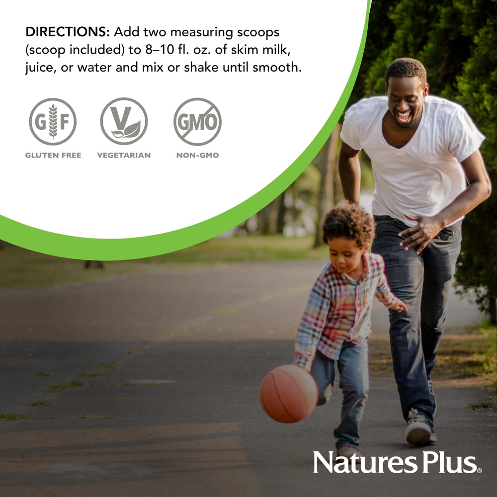 NaturesPlus Source of Life Energy Shake 5 lb tub packaging for family servings