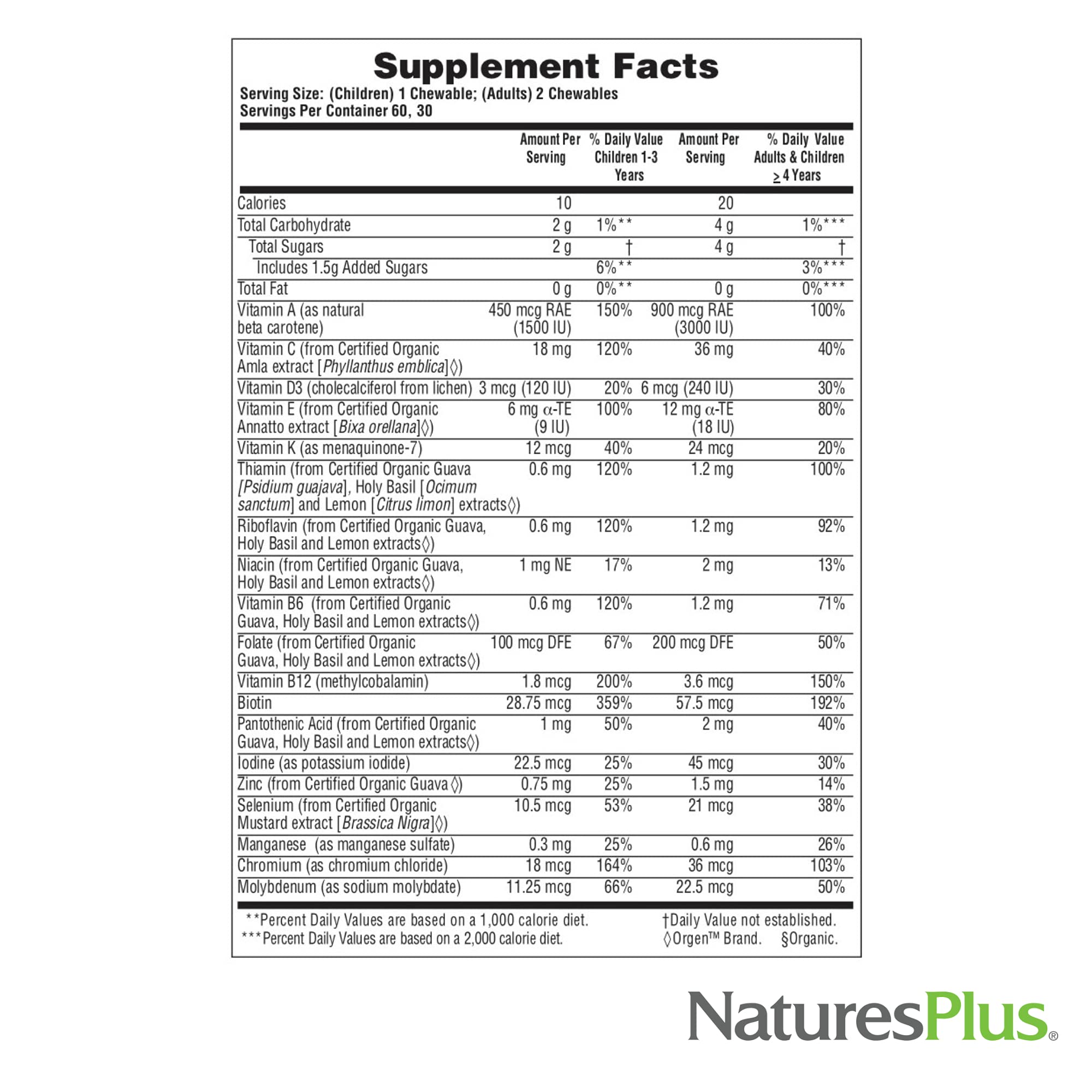 Nature's Plus Source of Life Garden enzyme-probiotic blend visual highlighting digestive support