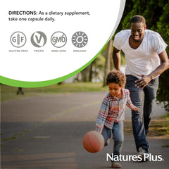 NaturesPlus Source of Life Garden K2 usage scene suggests daily routine.