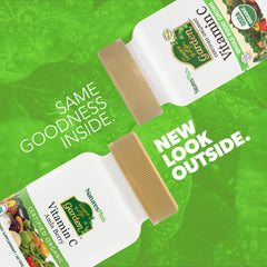 Close-up of vegan capsules delivering 500 mg vitamin C per serving