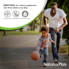 NaturesPlus manufacturing facility depiction signaling quality and compliance.