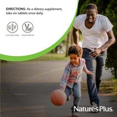 NaturesPlus Source of Life GOLD 2-pack packaging appeals to value seekers.