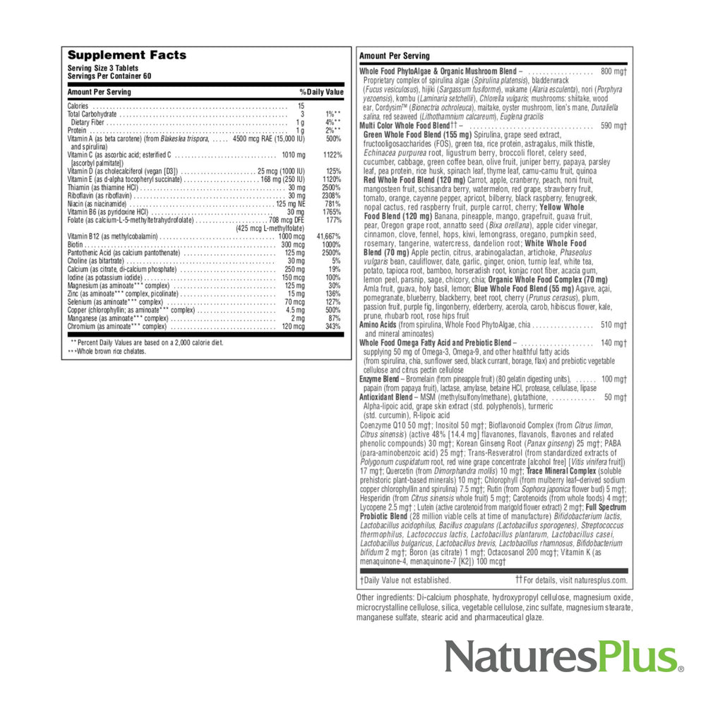 NaturesPlus Source of Life GOLD packaging scene signals quality manufacturing standards.