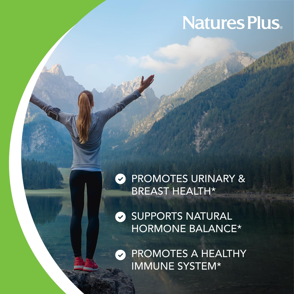 NaturesPlus Source of Life Power Teen for Her vegan sugar-free label highlighting the formula.