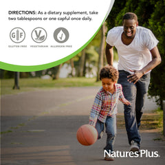 Two bottles of NaturesPlus Source of Life RED for daily routines.