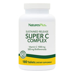 Nature's Plus Super C Complex bottle front for daily vitamin C support and wellness