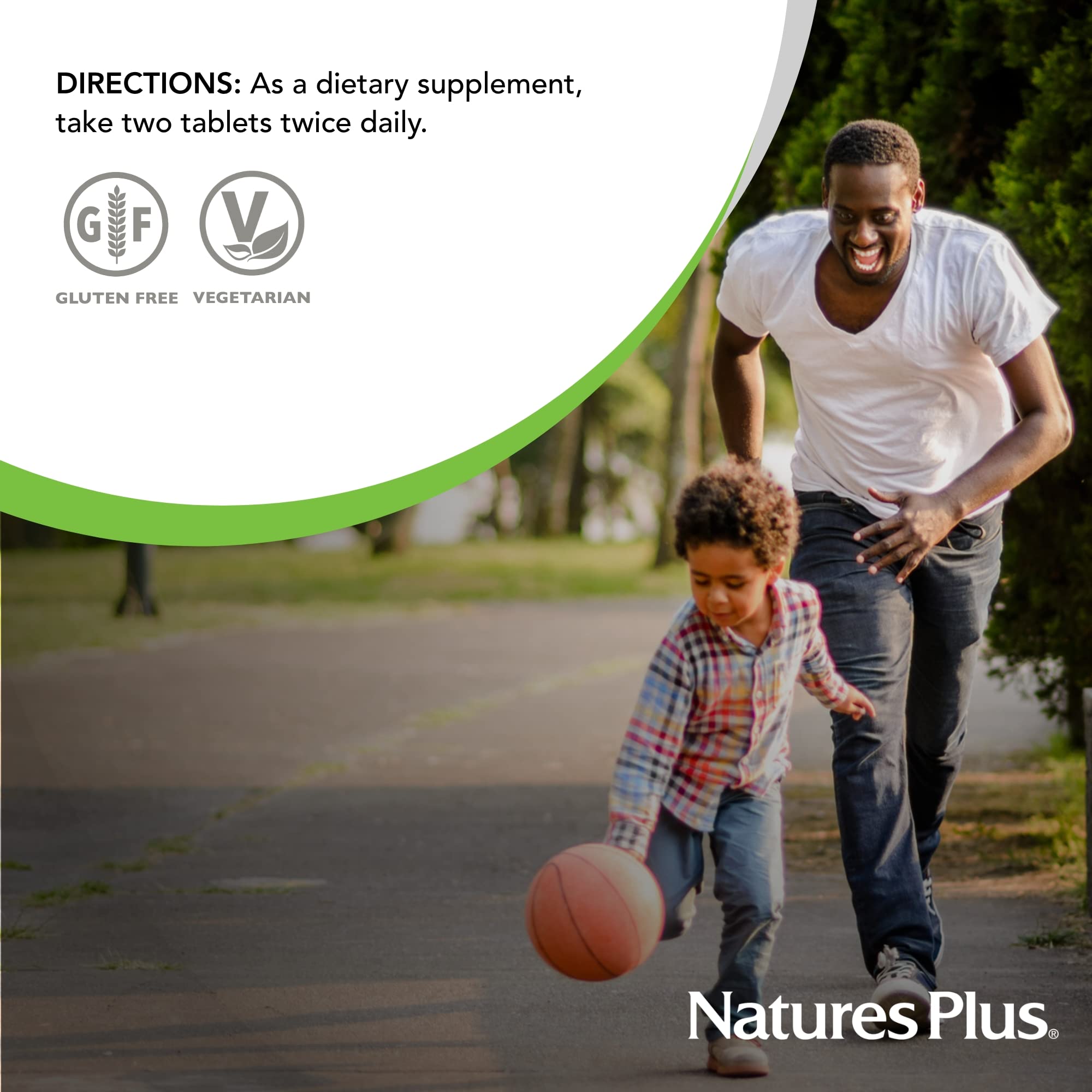 Serving size info for NaturesPlus Ultra Cranberry 1000 tablets.