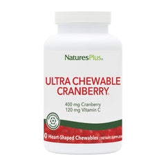 NaturesPlus Ultra Cranberry heart-shaped tablet for daily urinary support