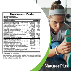 NaturesPlus Ultra Hair Plus bottle with gluten-free badge on packaging