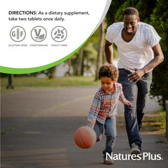 Nutrition facts and serving info hint at 45 servings per bottle