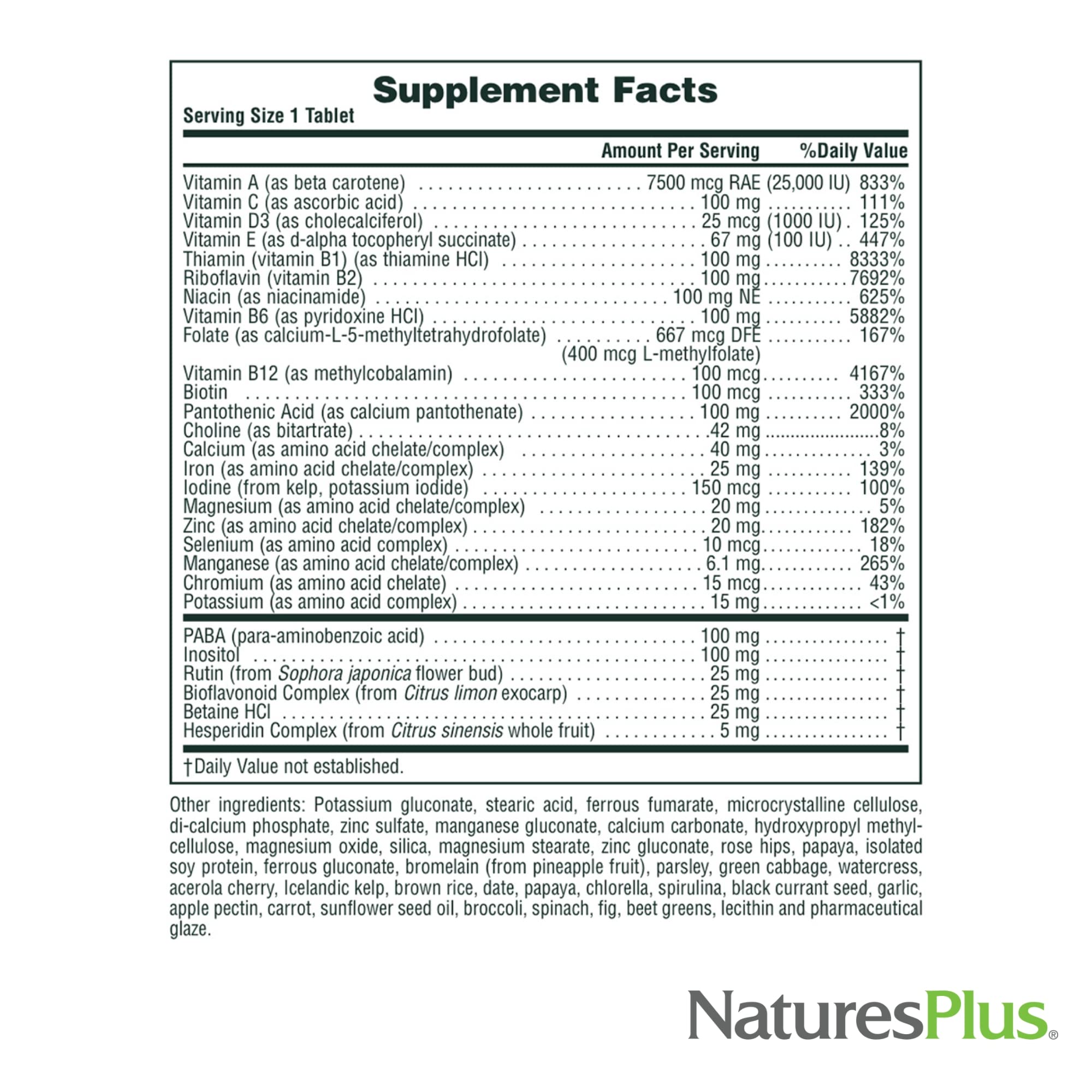 Sustained-release graphic for NaturesPlus Ultra II Daily nutrients