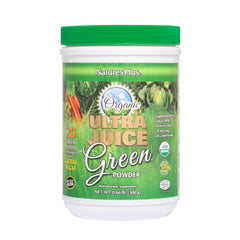 NaturesPlus Ultra Juice Green Drink bottle for daily greens and easy use