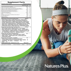 NaturesPlus Ultra Juice Green Drink scoop for precise daily serving