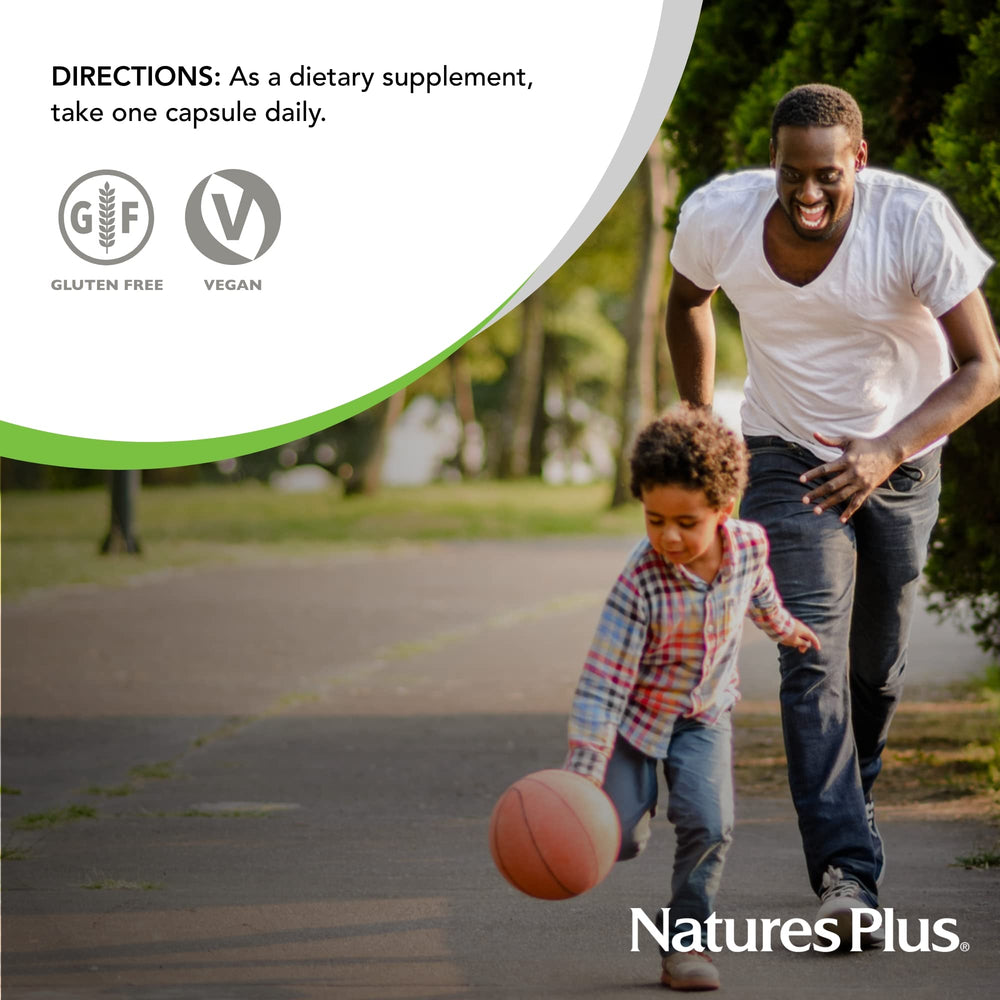 NaturesPlus Ultra Probiotics allergen-free icon communicates purity.