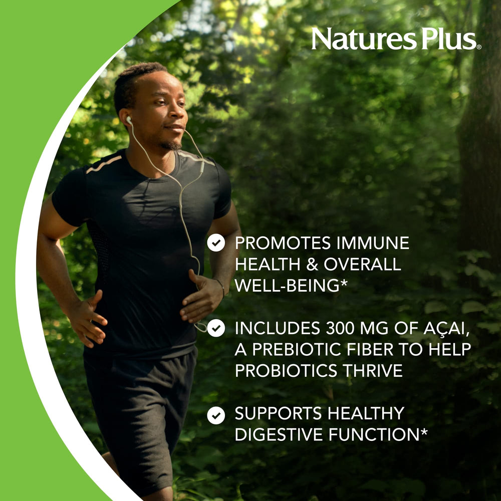 NaturesPlus Ultra Probiotics new packaging design signals consistent high quality.
