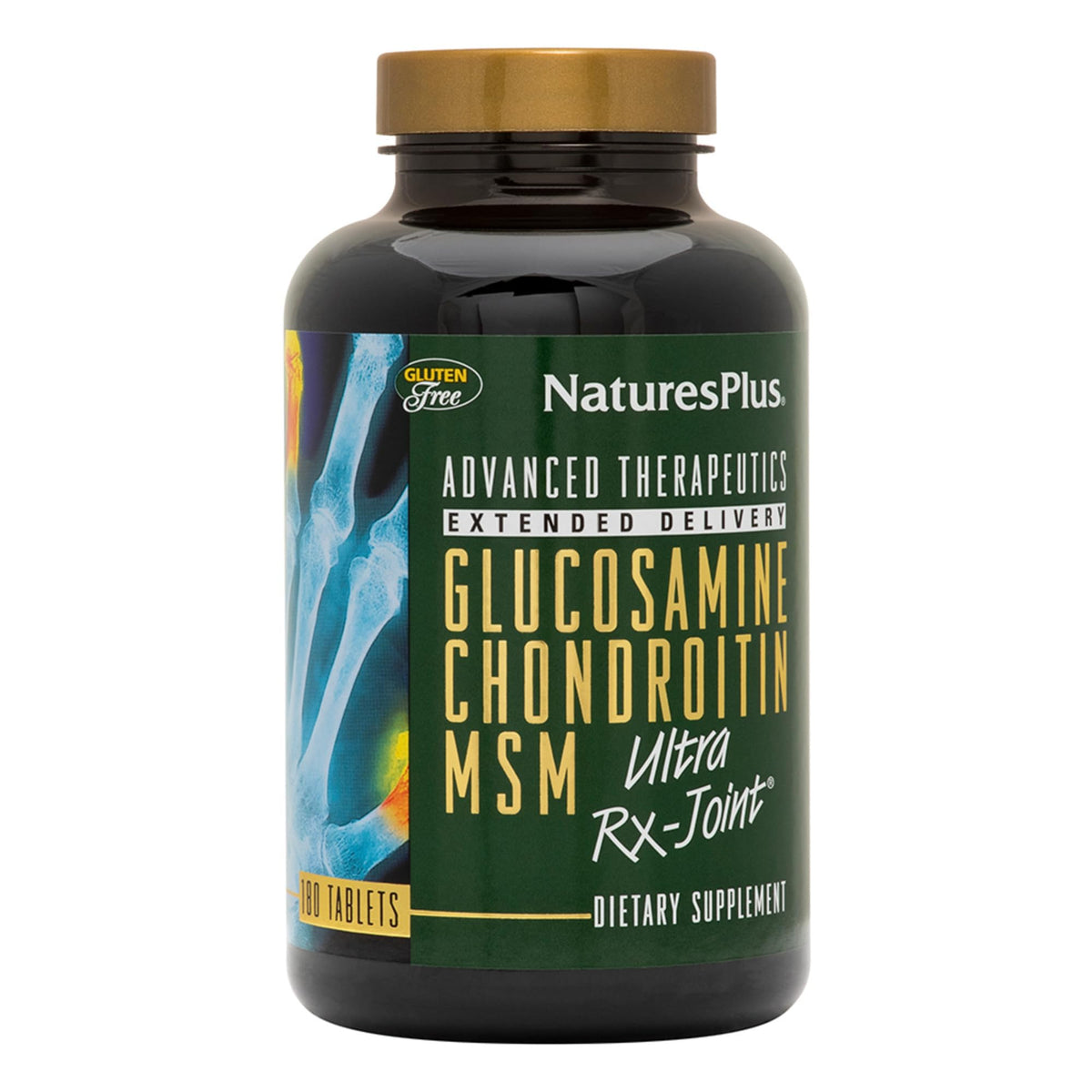 Nature's Plus Ultra Rx-Joint bottle showing 180 tablets for daily joint support