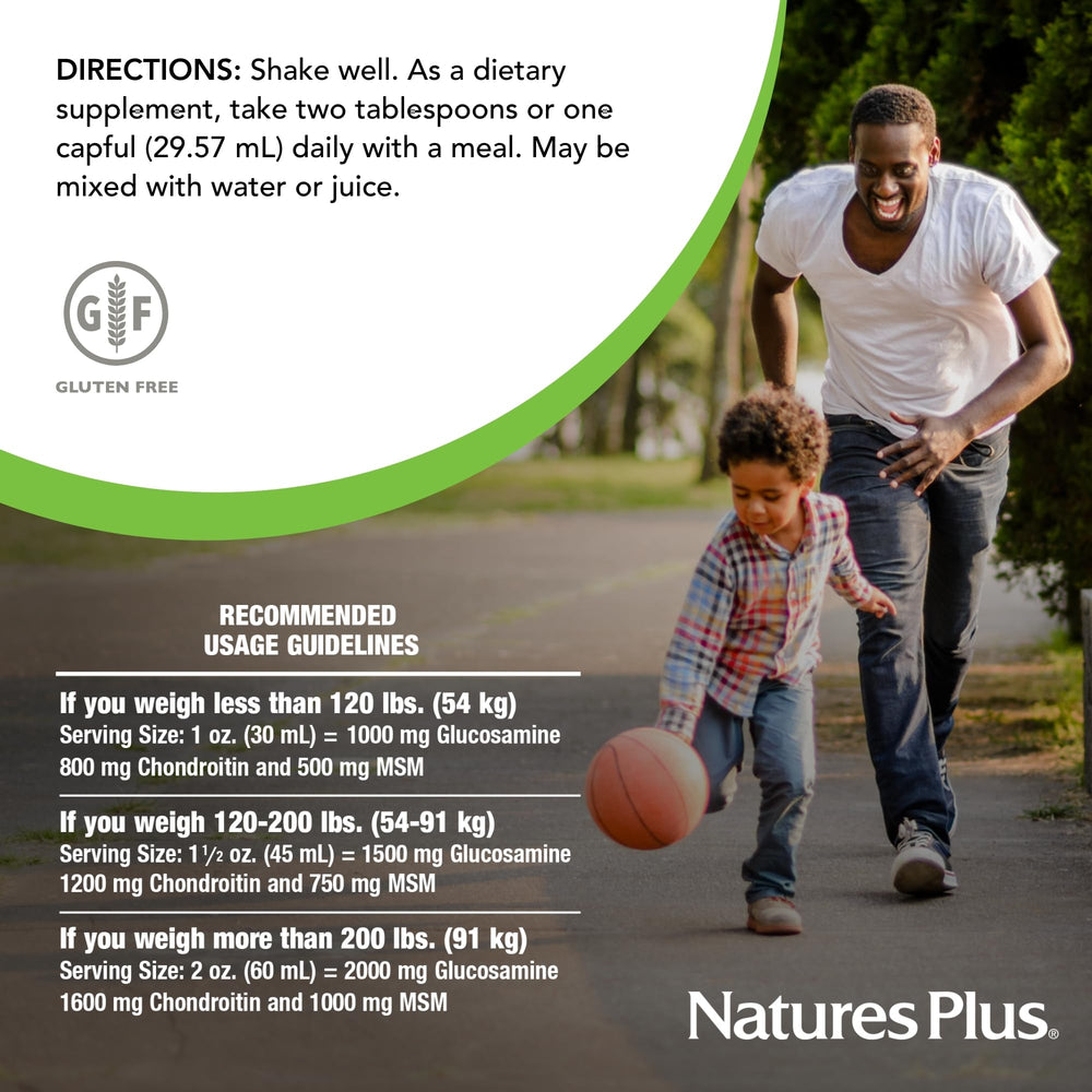 NaturesPlus Ultra Rx-Joint Liquid serving size ready to mix.