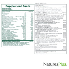 NaturesPlus Ultra Source of Life allergen-free badge image communicates gluten-free and dairy-free status.