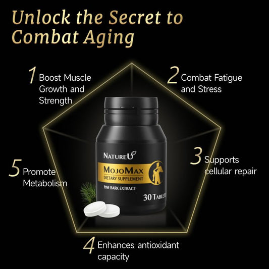NatureU French pine bark extract tablets for vascular support during workouts.
