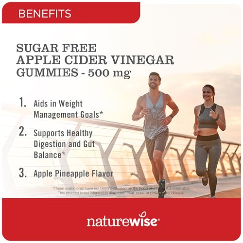 NatureWise gummies closeup highlighting juicy apple-pineapple flavor and soft texture.