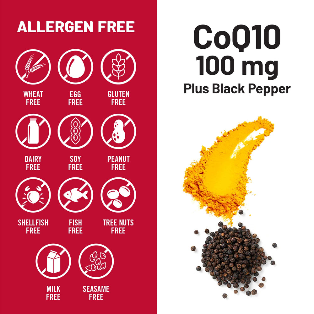 NatureWise CoQ10 third party testing seal indicates independent quality verification.