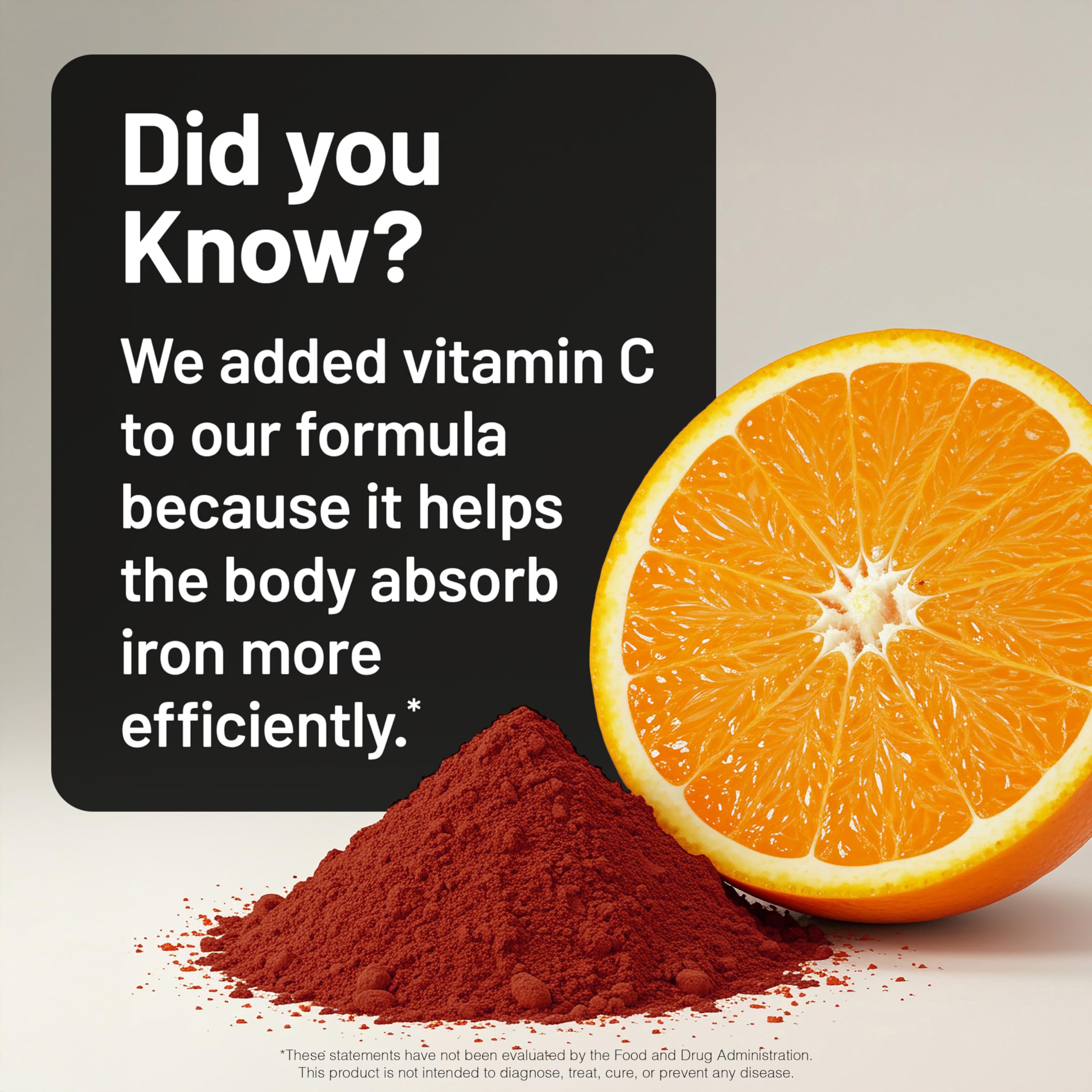 NatureWise enteric coating protects iron from stomach acid.
