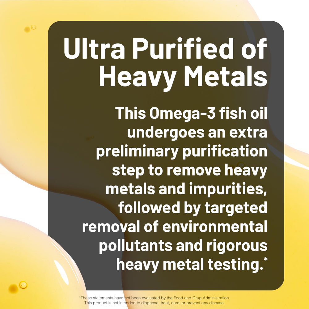 NatureWise triglyceride-form omega-3 badge emphasizing improved absorption.