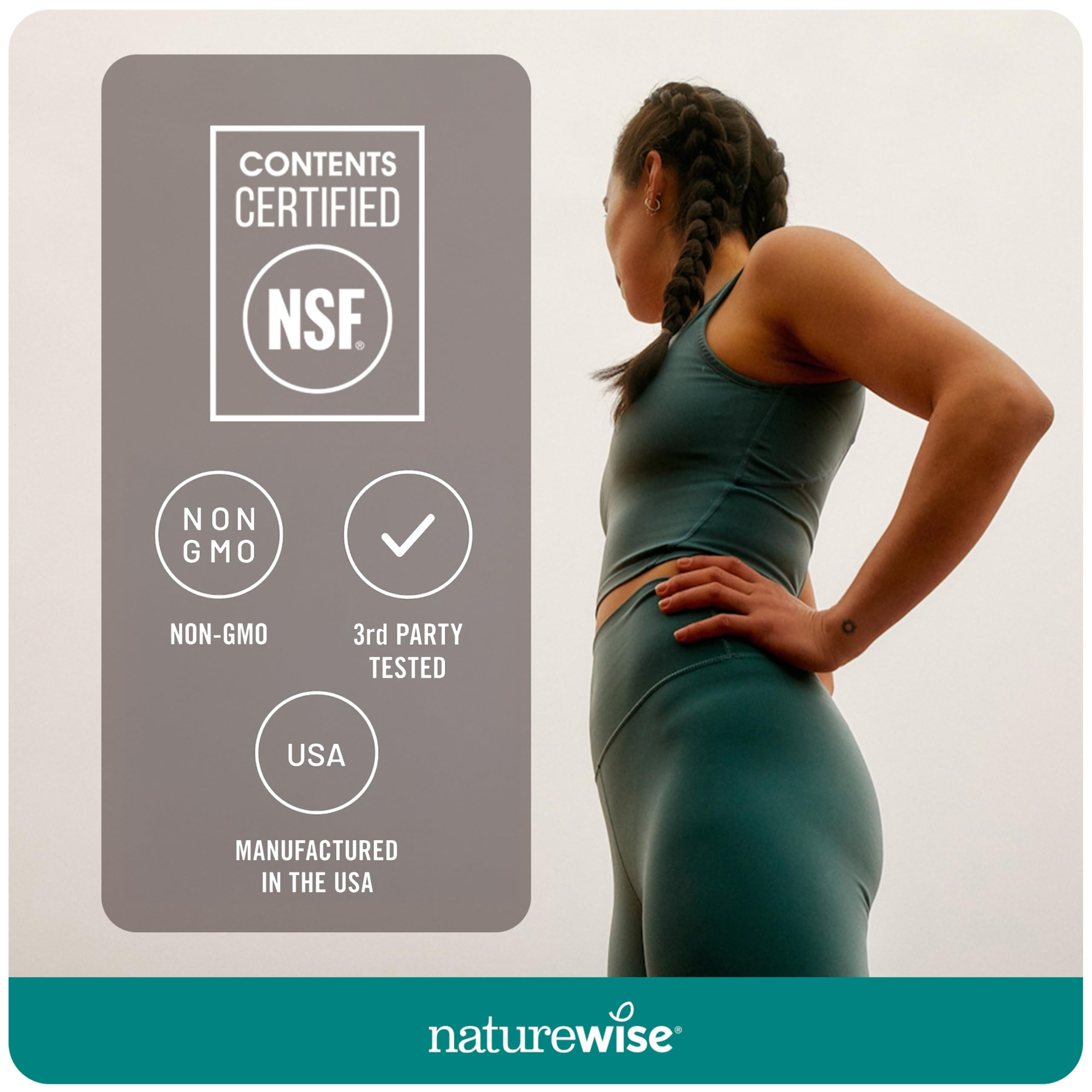 USA-manufactured NatureWise facility image with quality controls.