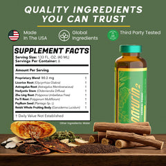 Naturin2 astragalus root display indicating immune support potential.