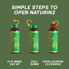 Naturin2 packaging with six vials arranged for convenient daily routine.