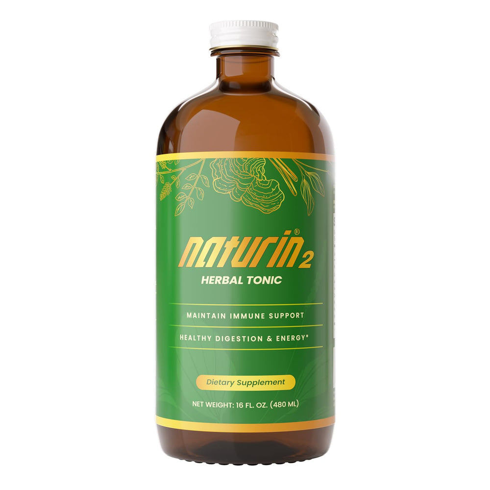 NATURIN2 traditional Chinese herbal tonic bottle shown for immune support and daily wellness.