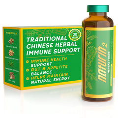 Naturin2 traditional tonic bottle with label, suggesting immune support and daily wellness.