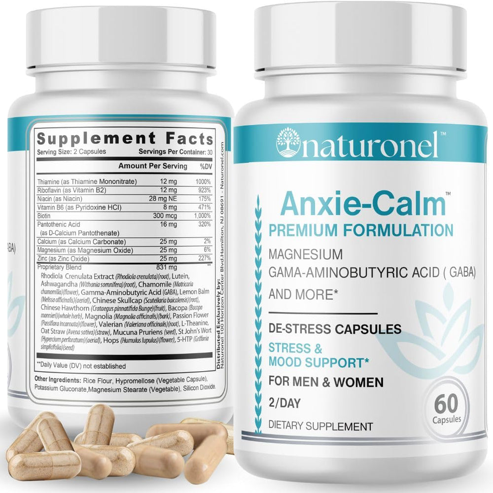Naturonel Anxie-Calm bottle for daily mood support.