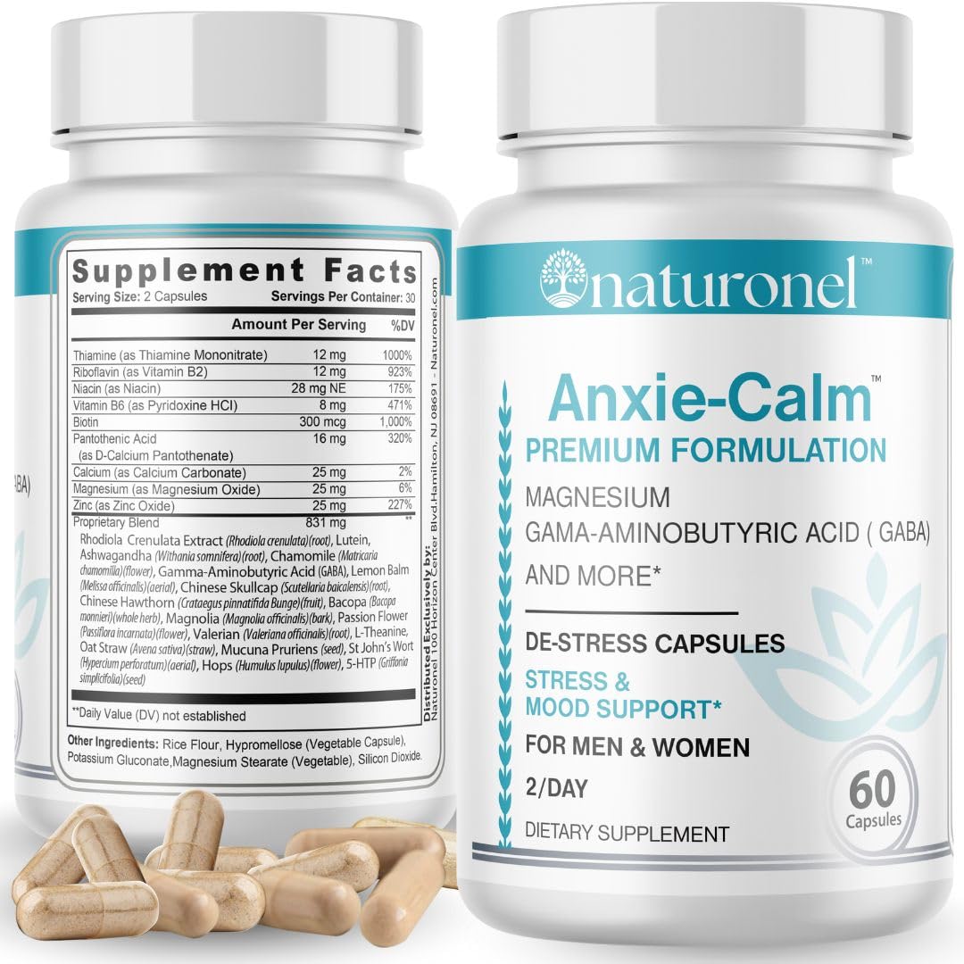 Naturonel Anxie-Calm bottle for daily mood support.