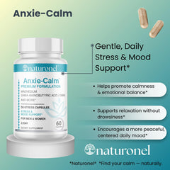 Naturonel Anxie-Calm daily use scene showing morning routine.