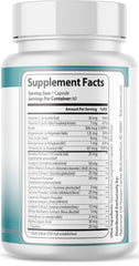 Naturonel Blood Sugar Formula label detail showing GMP badge.