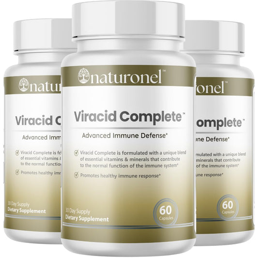 Naturonel Viracid Complete capsules in bottle for daily immune support