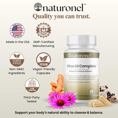 Naturonel Viracid Complete zinc ingredients support daily vitality
