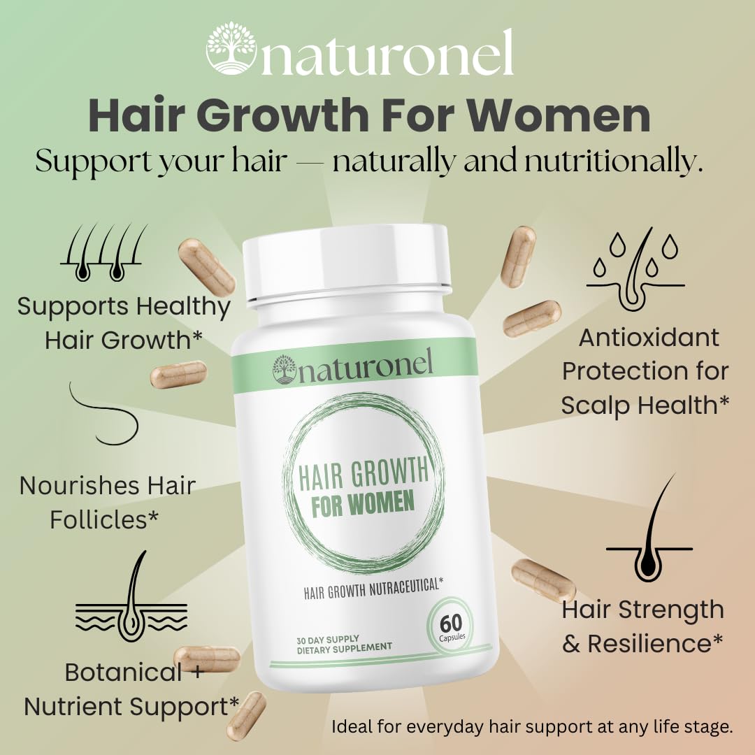 Naturonel Women's Balance bottle being poured for daily use.