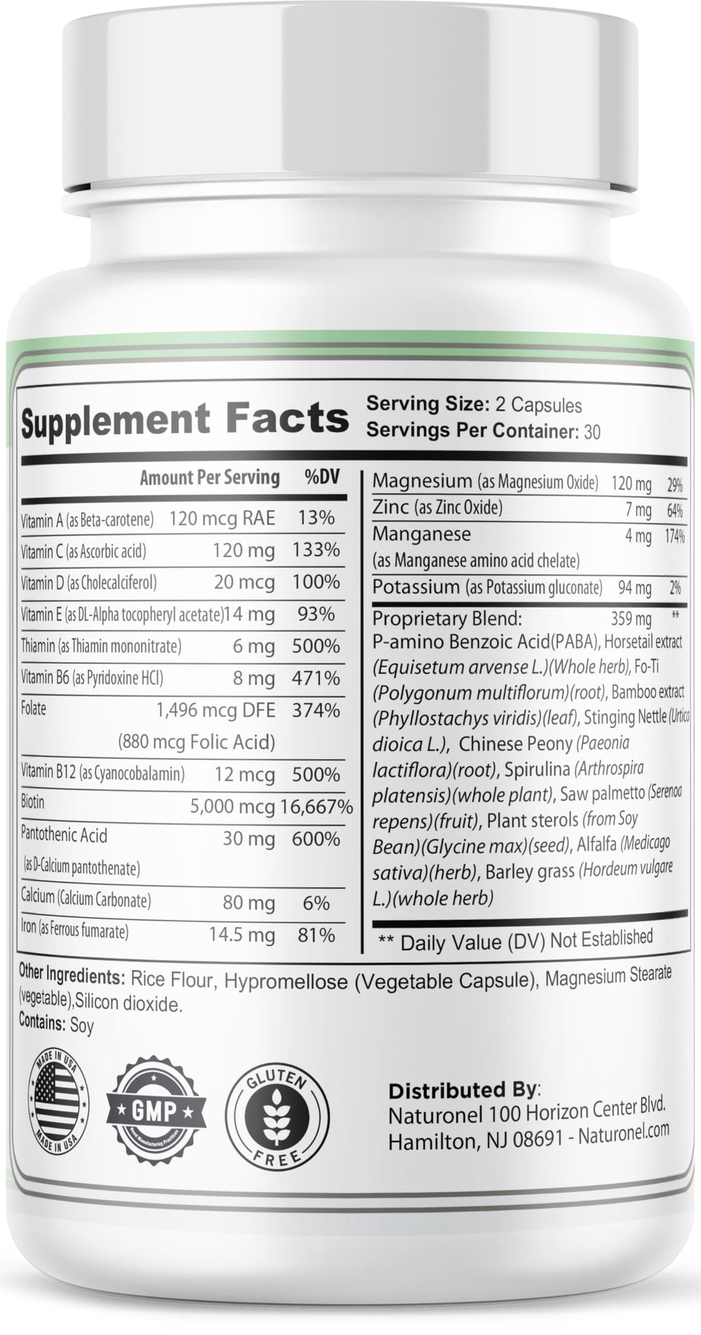 Naturonel Women's Balance product image highlighting multi-benefit formula.
