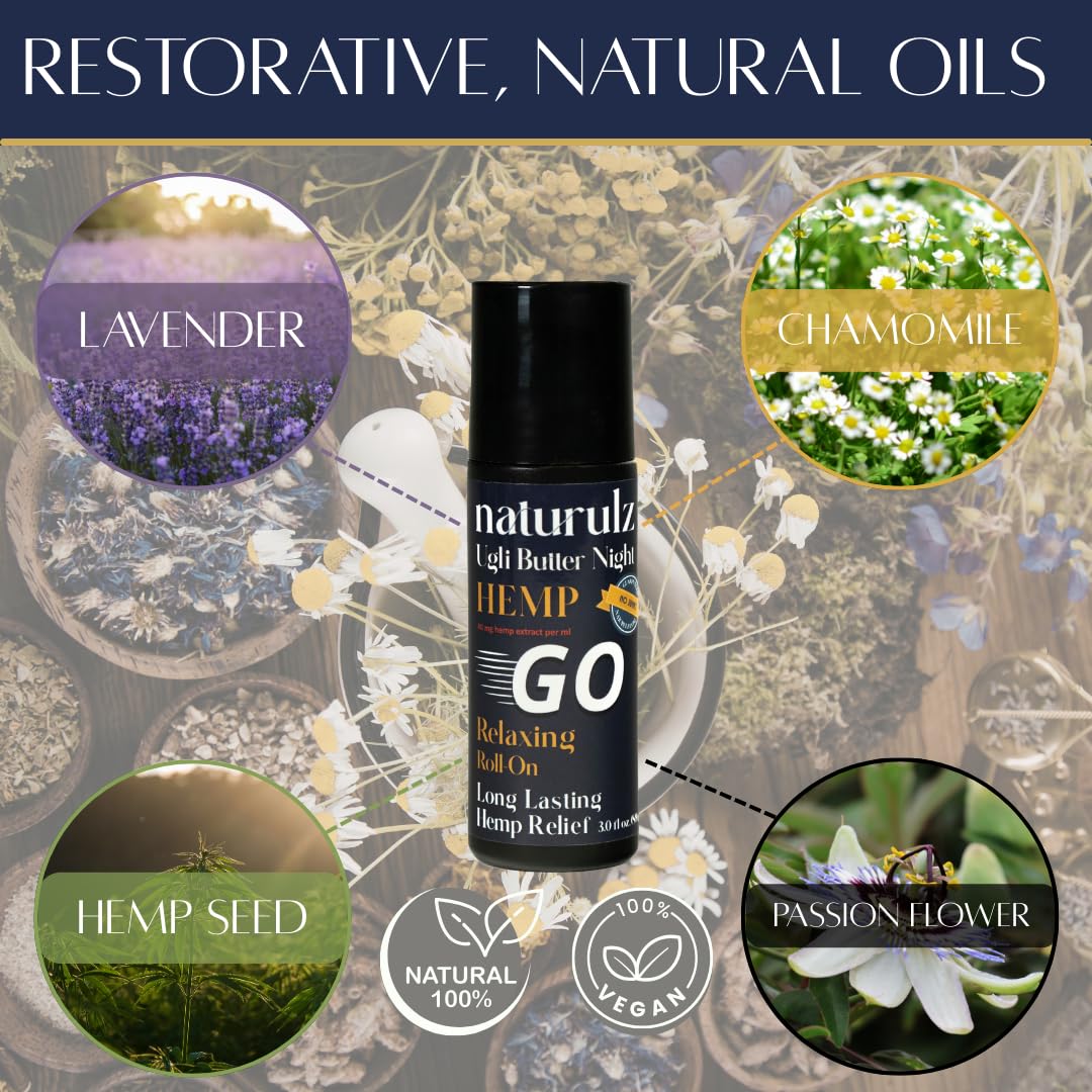 Naturulz Ugli Butter Lavender-Chamomile aroma for relaxing pre-bed ritual.