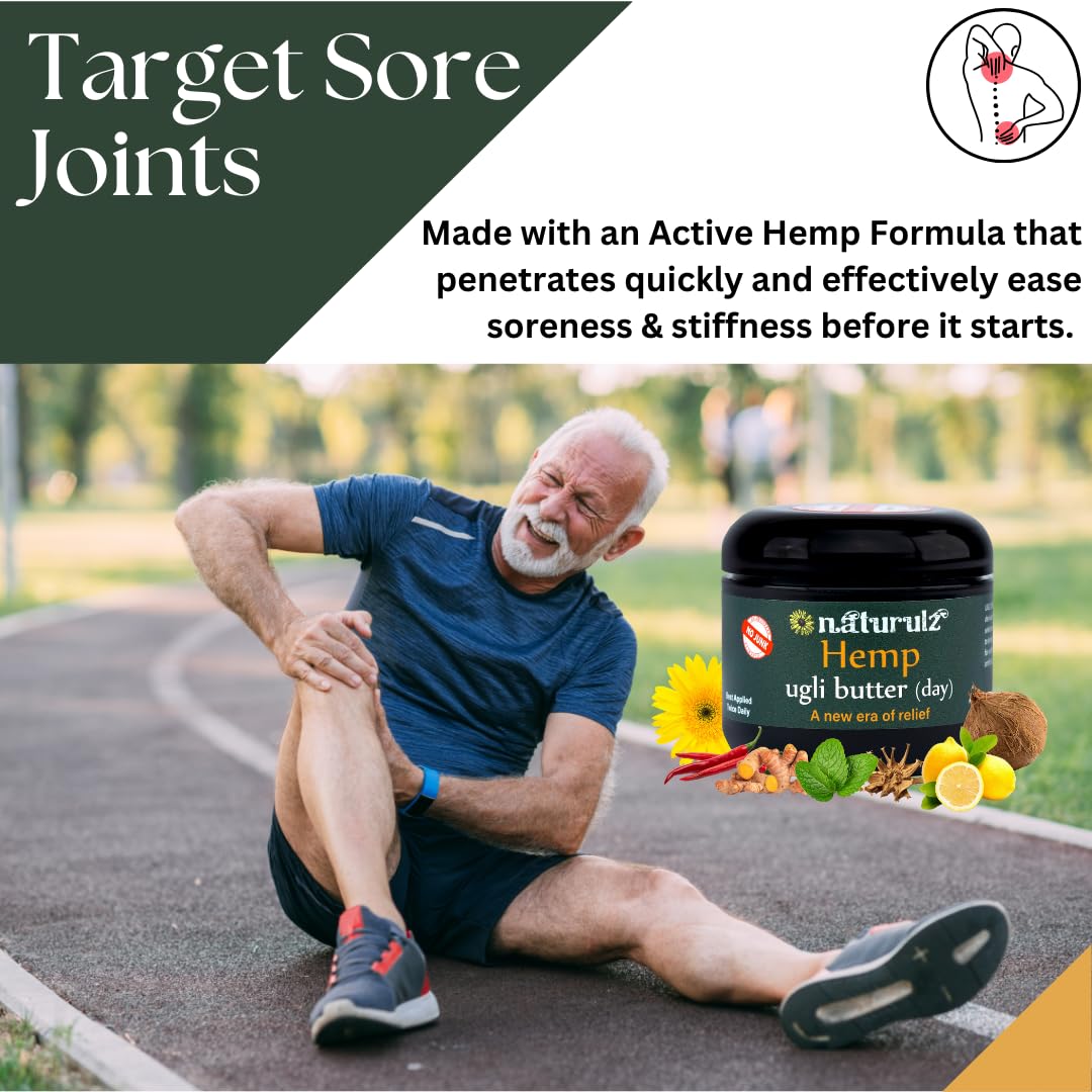Naturulz Ugli Butter Pulse application supporting muscle recovery after workouts