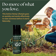 Naturulz Ugli Butter roll-on easing muscle tension during workouts.