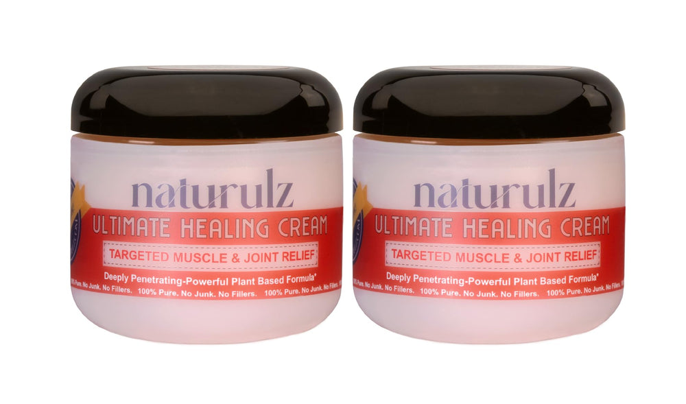 Naturulz Ultimate Healing Cream 2-pack bottle 1 offers convenient home relief.