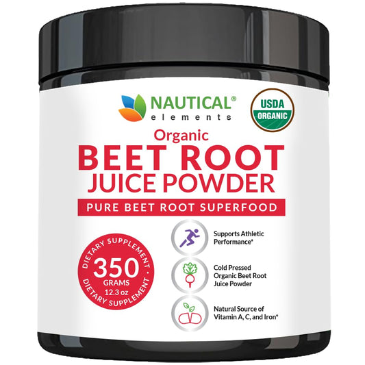 Nautical Elements Beet Powder 20to1 concentration close-up showing purity and potency