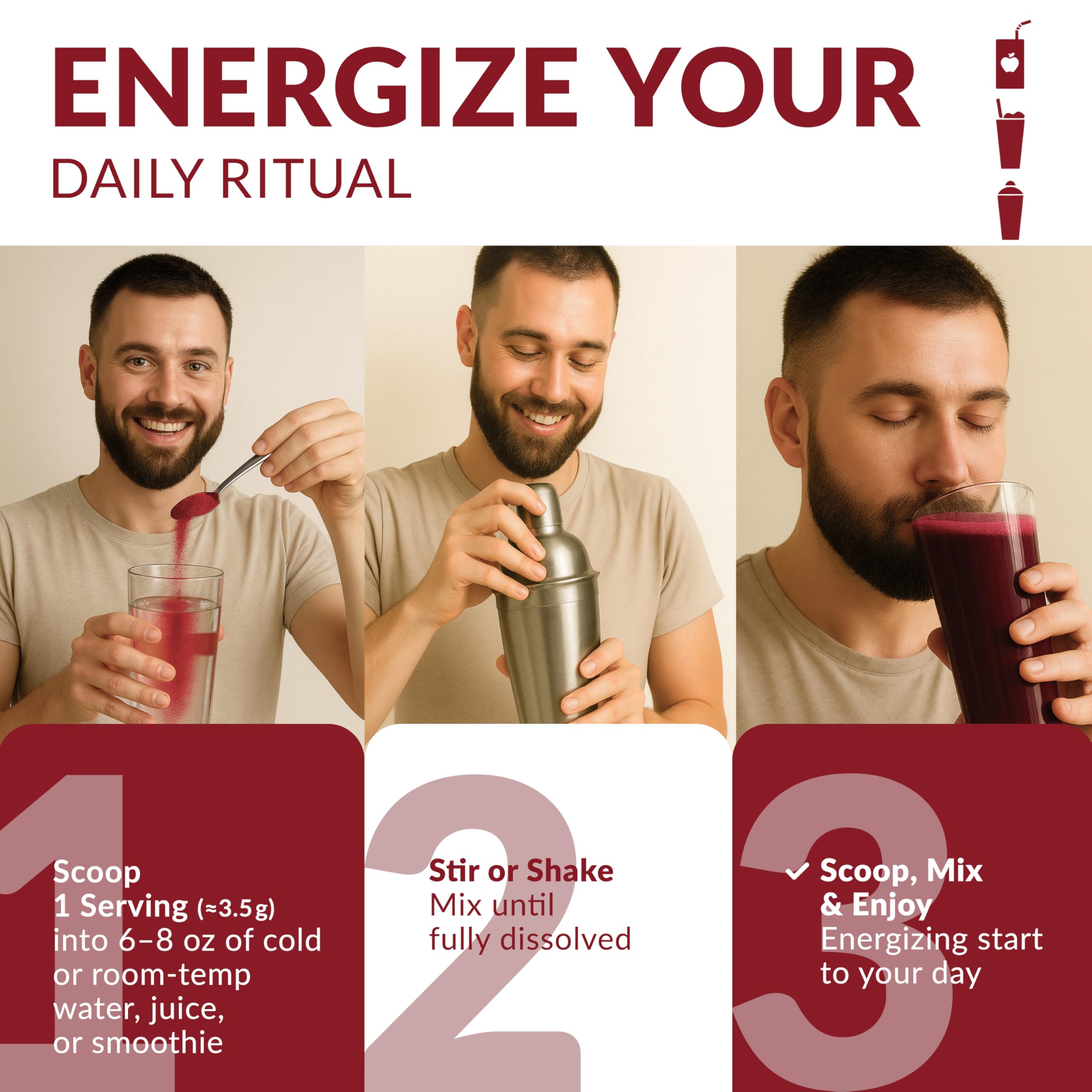 Nautical Elements Beet Powder Smoothie Bowl shows vibrant color and versatile flavor boost