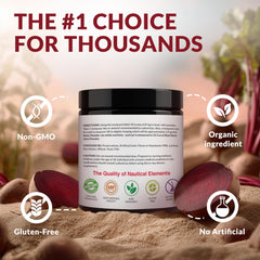 Nautical Elements Beet Powder USA Manufactured label confirms local production values
