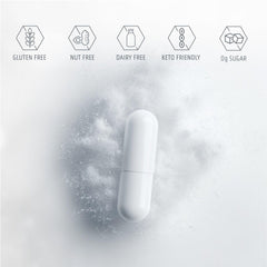 NAUTILUS Muscle Code clinical study badge suggesting evidence-based amino acids.