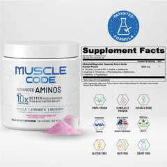 NAUTILUS Muscle Code essential amino label highlights science-backed formula for muscle support
